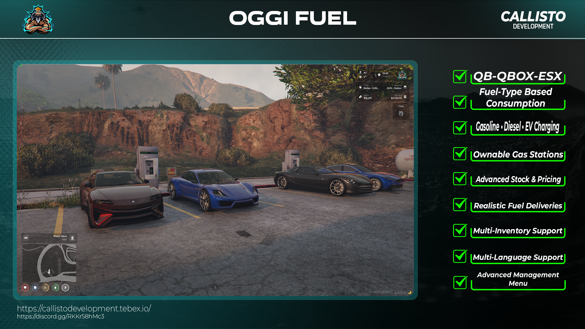 OGGI Fuel – Ownable Gas Stations & Realistic Fuel System