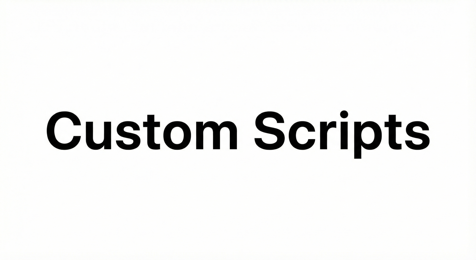 VD Scripts · Custom Script