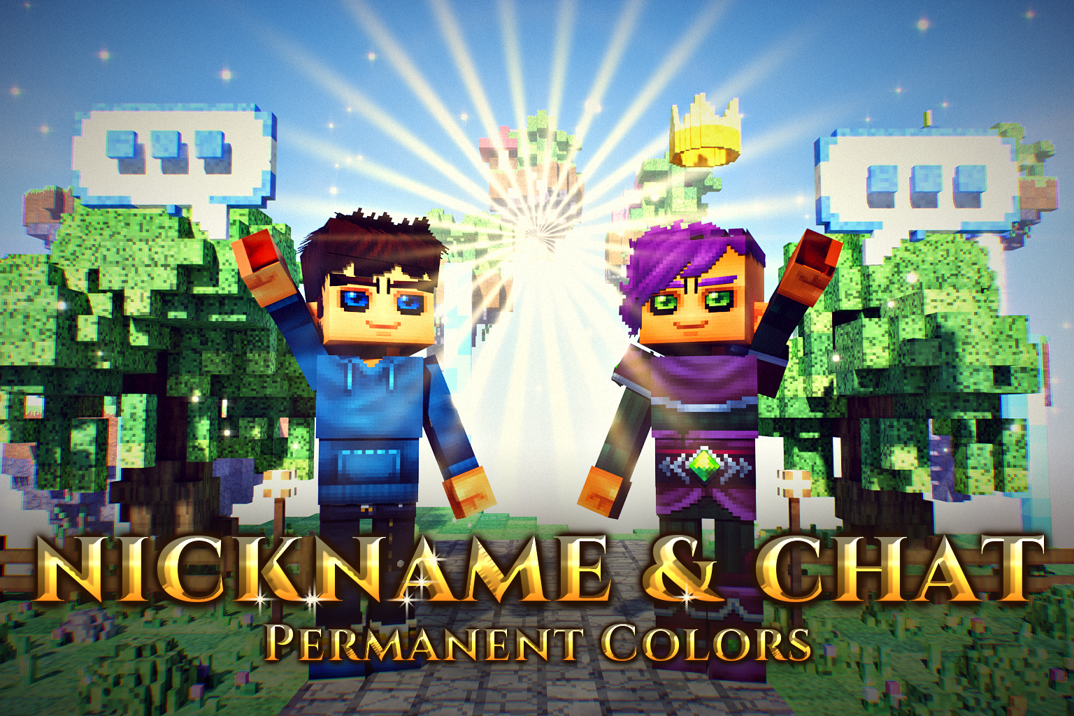 Permanent Nickname & Colored Chat Access