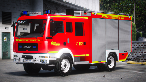 Brute Fire Truck  E4 LF20/LF16 Xenon Optic- ELS