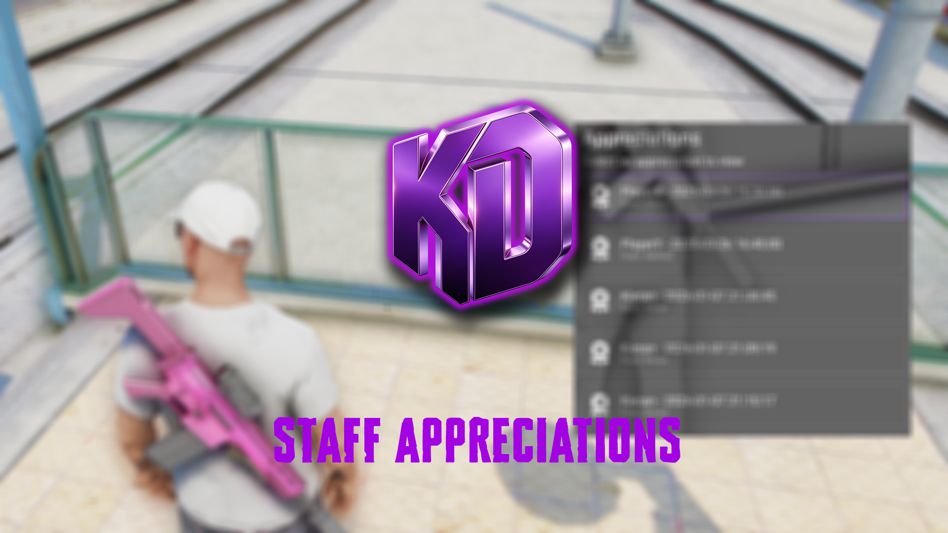 Staff Appreciations