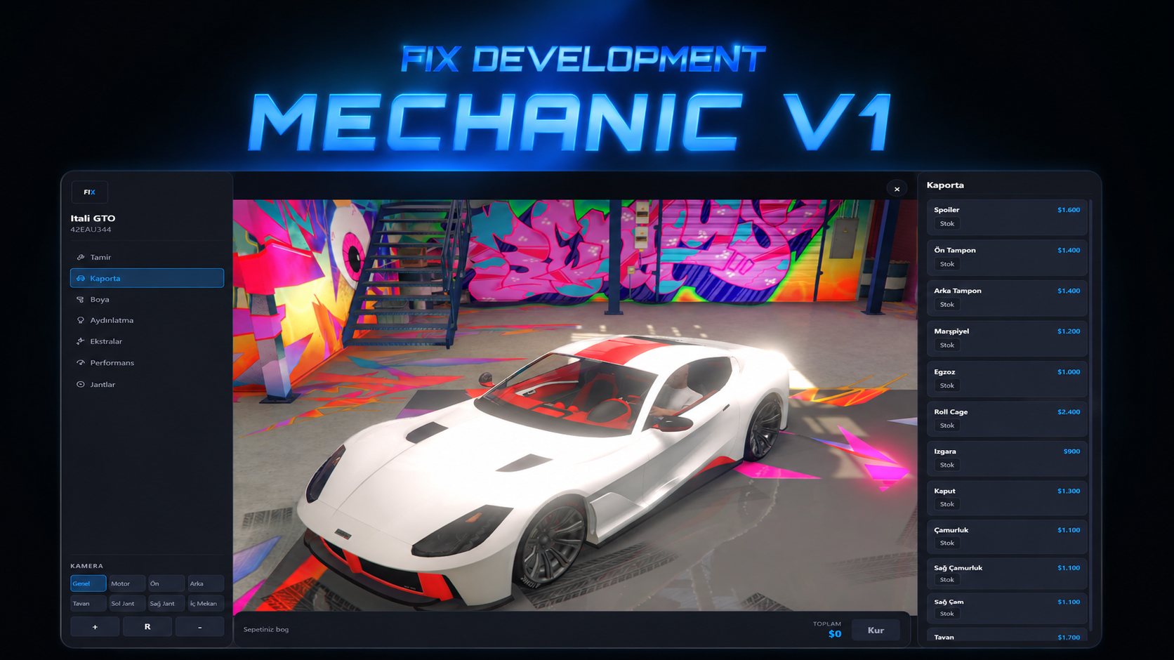Fix Mechanic | Premium Vehicle Customization System | QBCore, Qbox & ESX