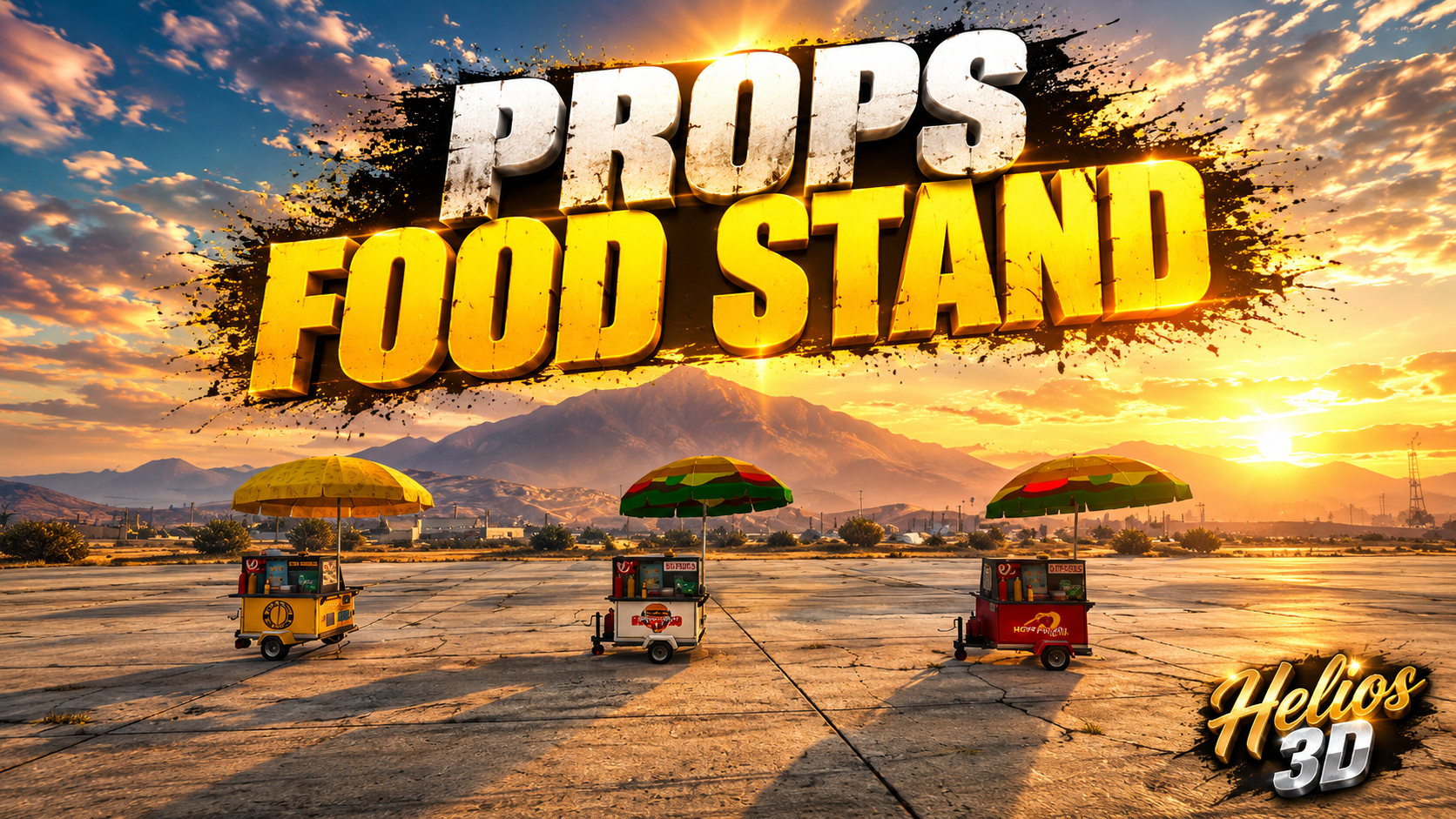 Food Stand | 3 Props