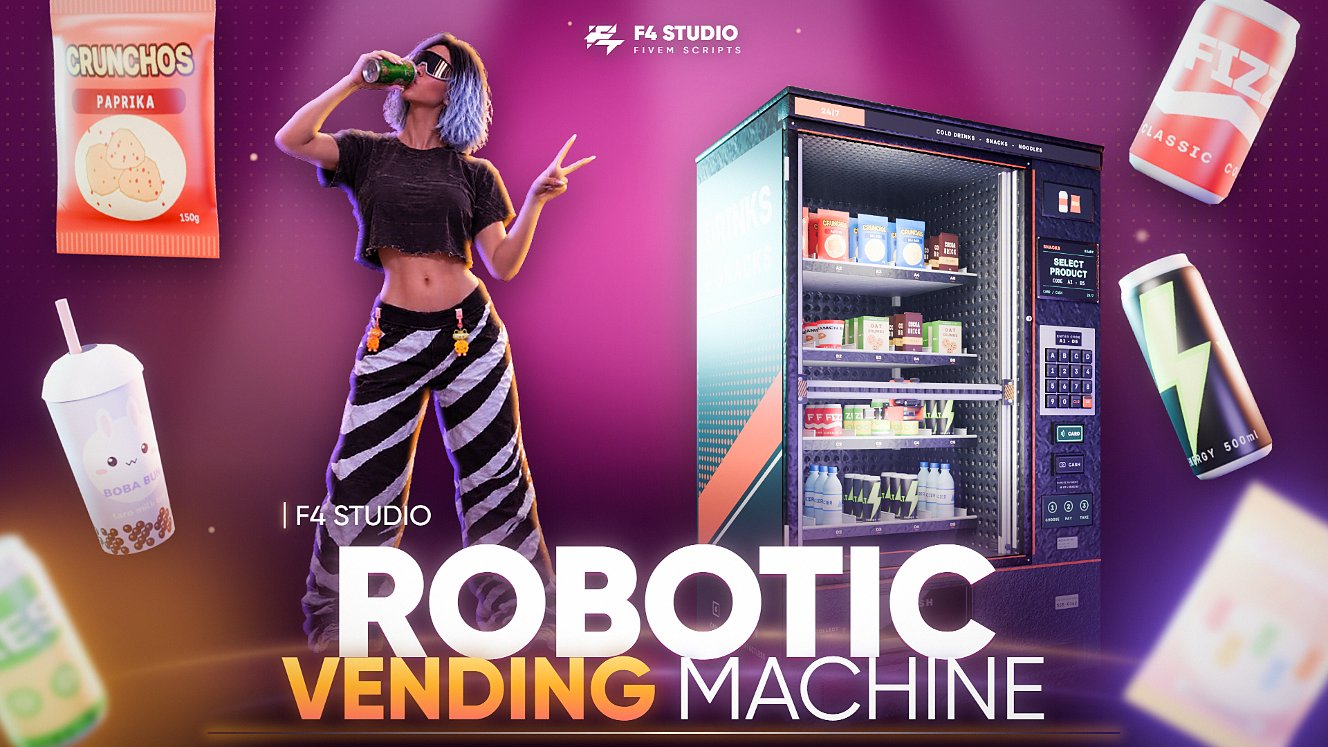 Vending Machine | 40+ Foods, Drinks & Medical Items preview