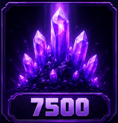 7,500 קריסטלים