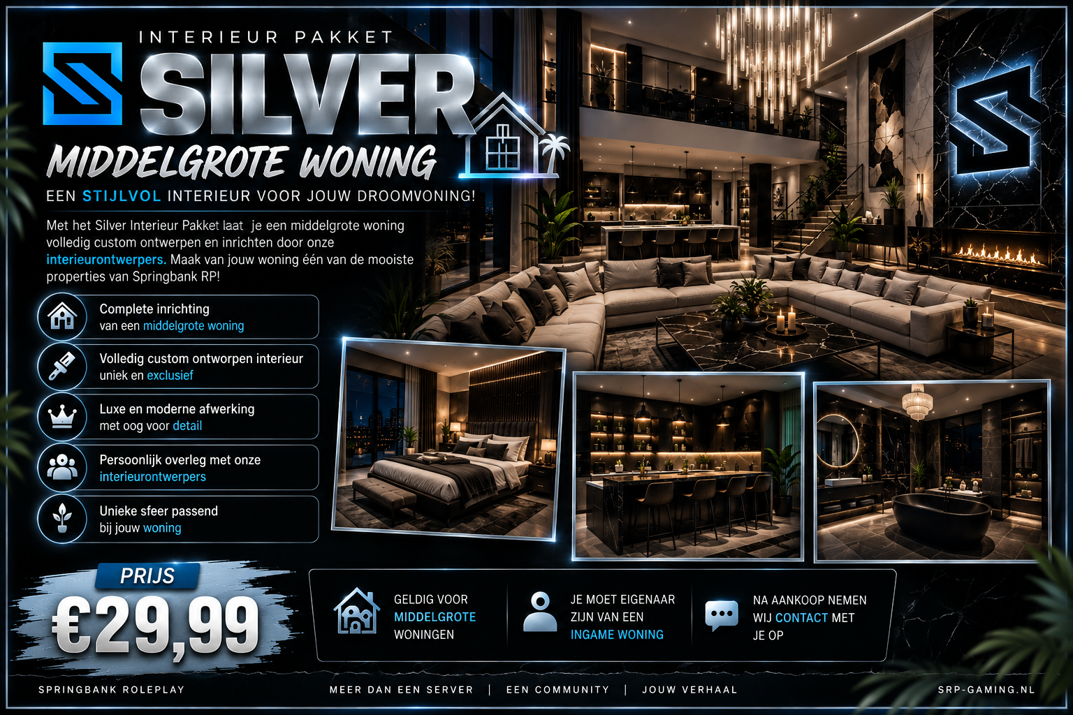 Silver Interieur Pakket