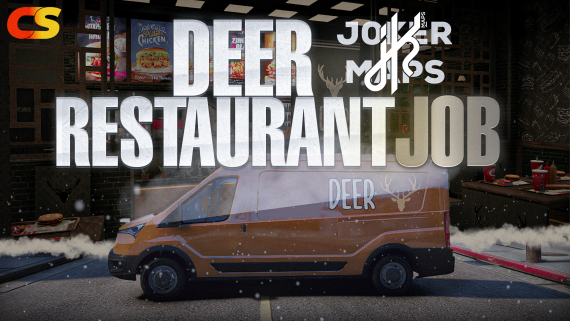 [DEER RESTAURANT JOB] QBCORE QBOX ESX { SCRIPT}