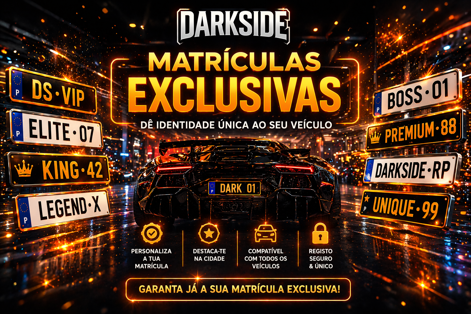 [🪪 ] Matrículas Exclusivas