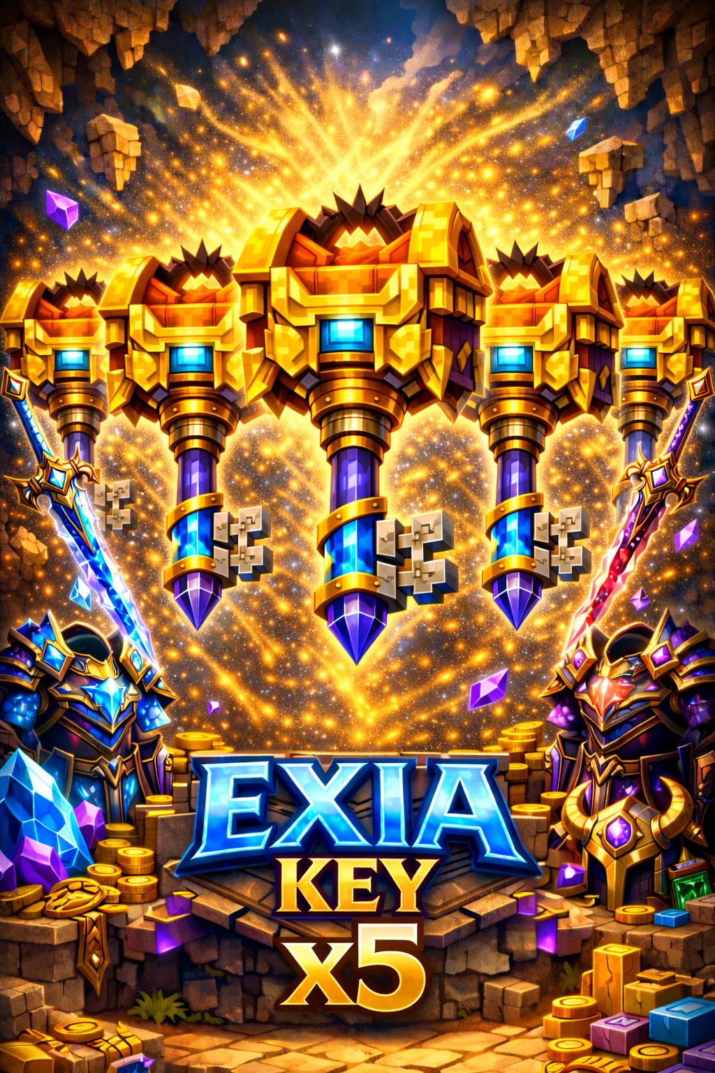 🔑 x5 Exia Keys