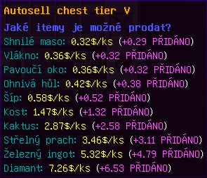 💲Autosell truhla TIER V + 90%