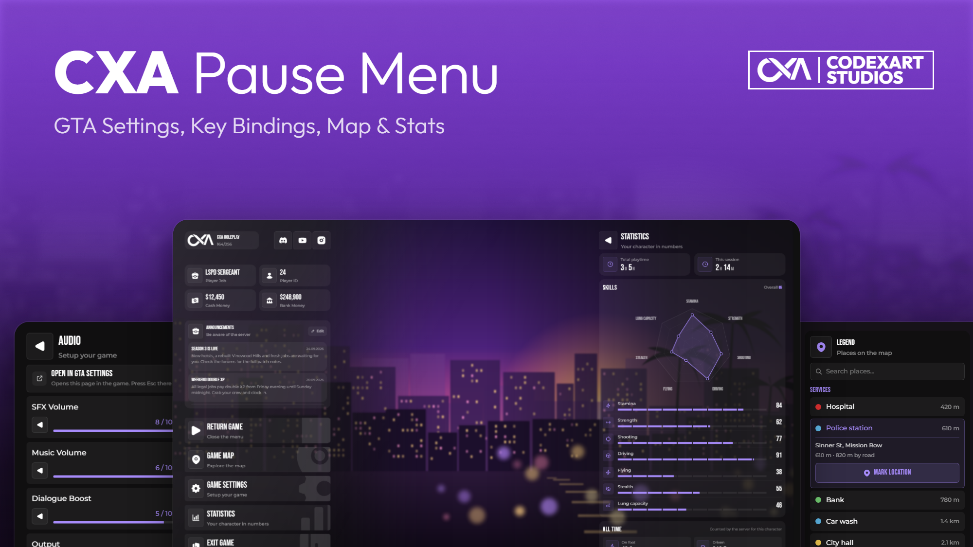 CXA Pause Menu Script v2