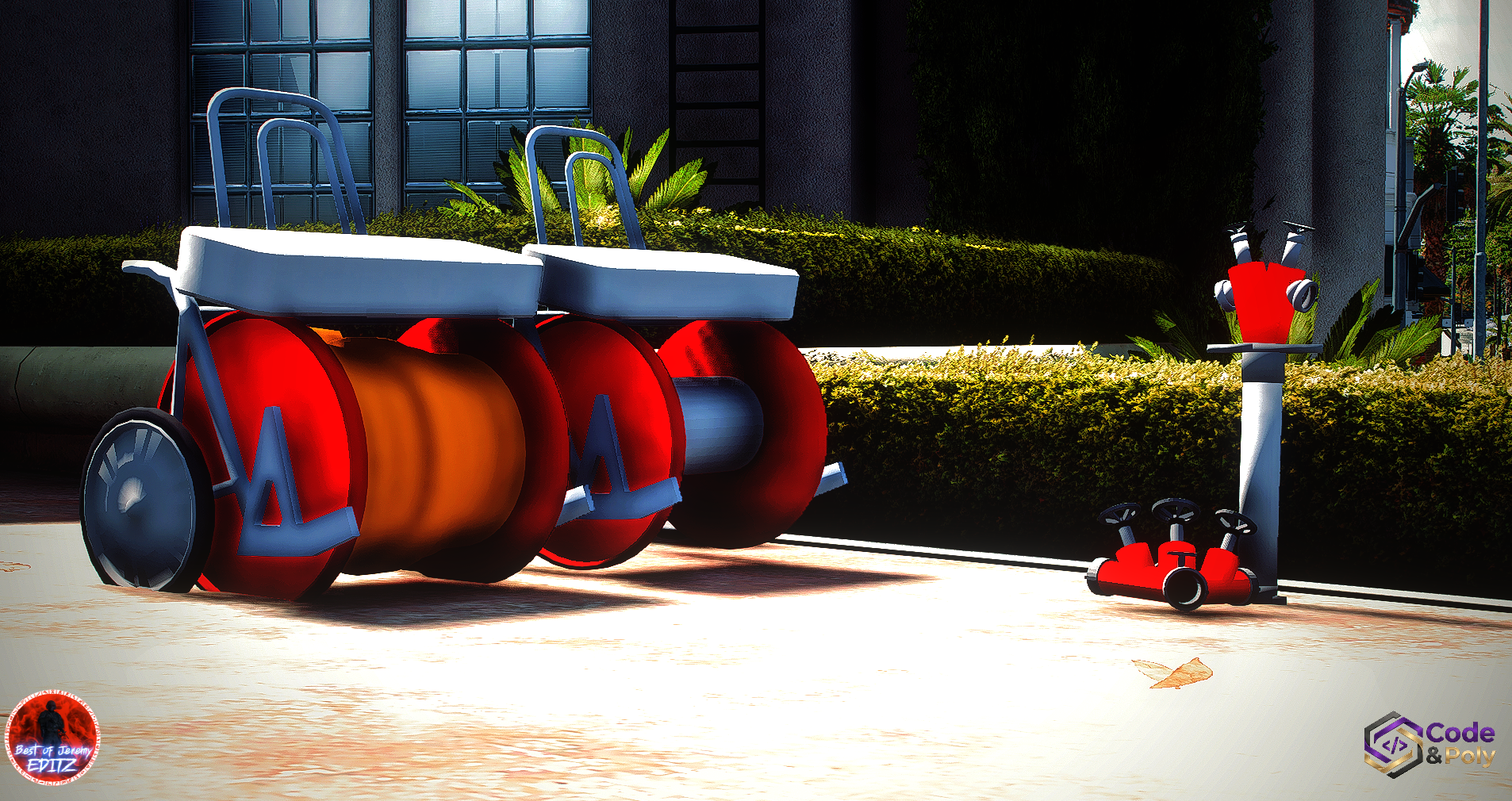 Code & Poly Wasserversorgung-Props