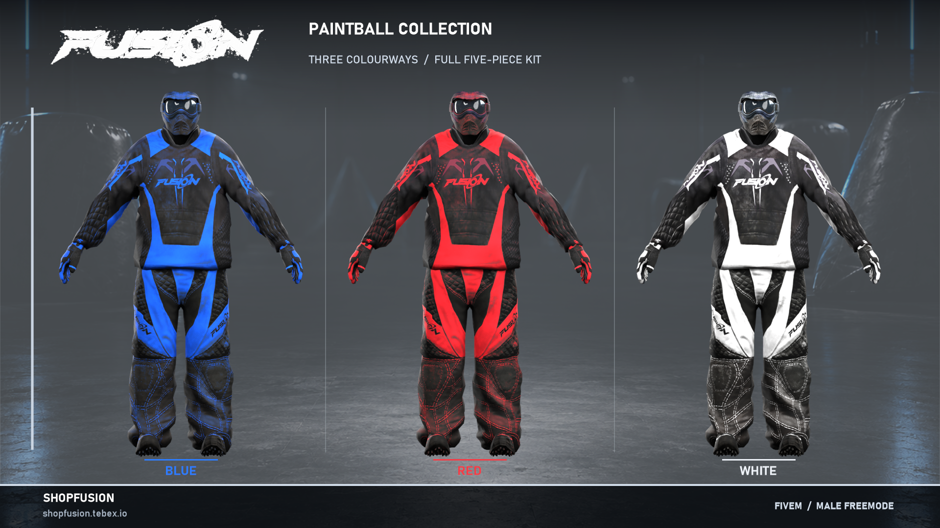 Paintball Bundle | Field + Custom Weapons + Clothing pack + Script