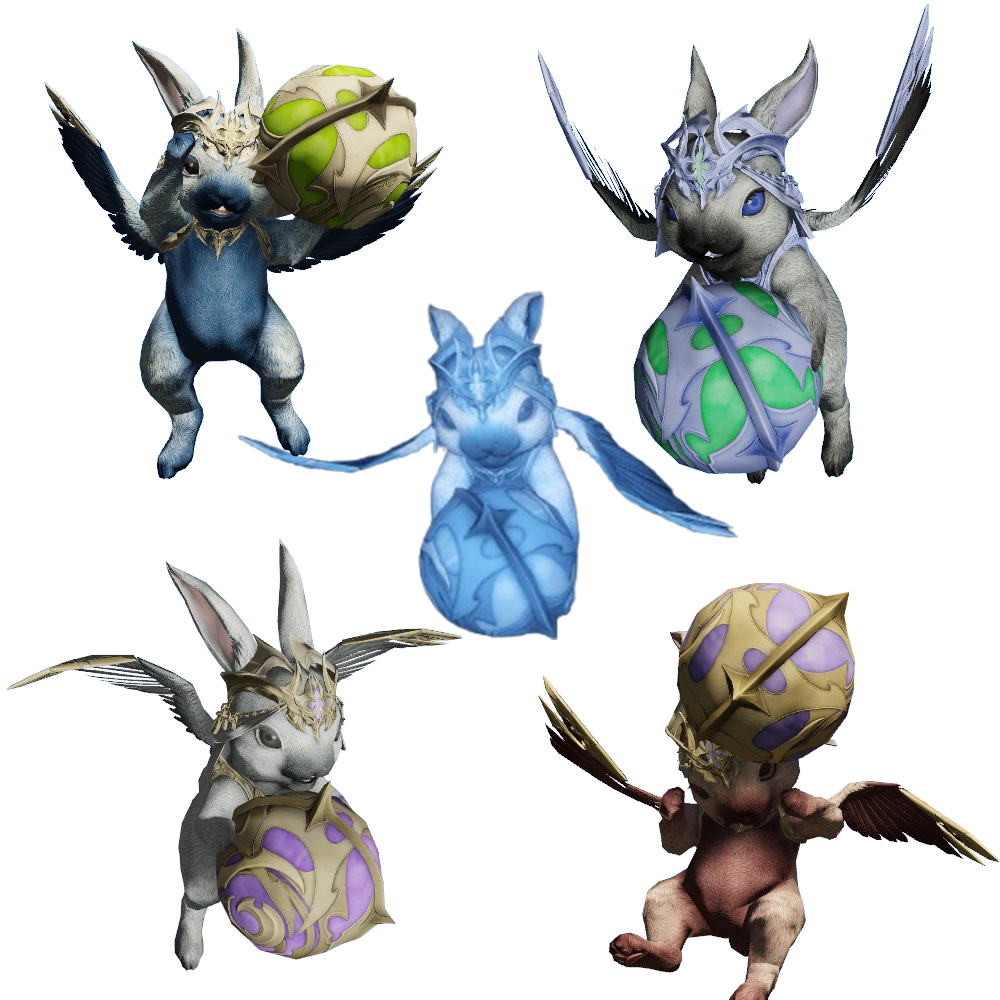 Winged Hopplins - 5 Color Variations