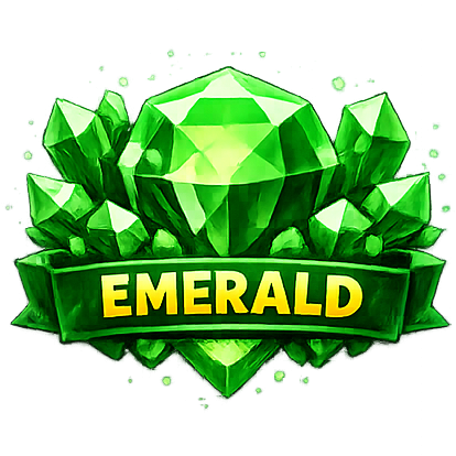 Amethyst → Emerald
