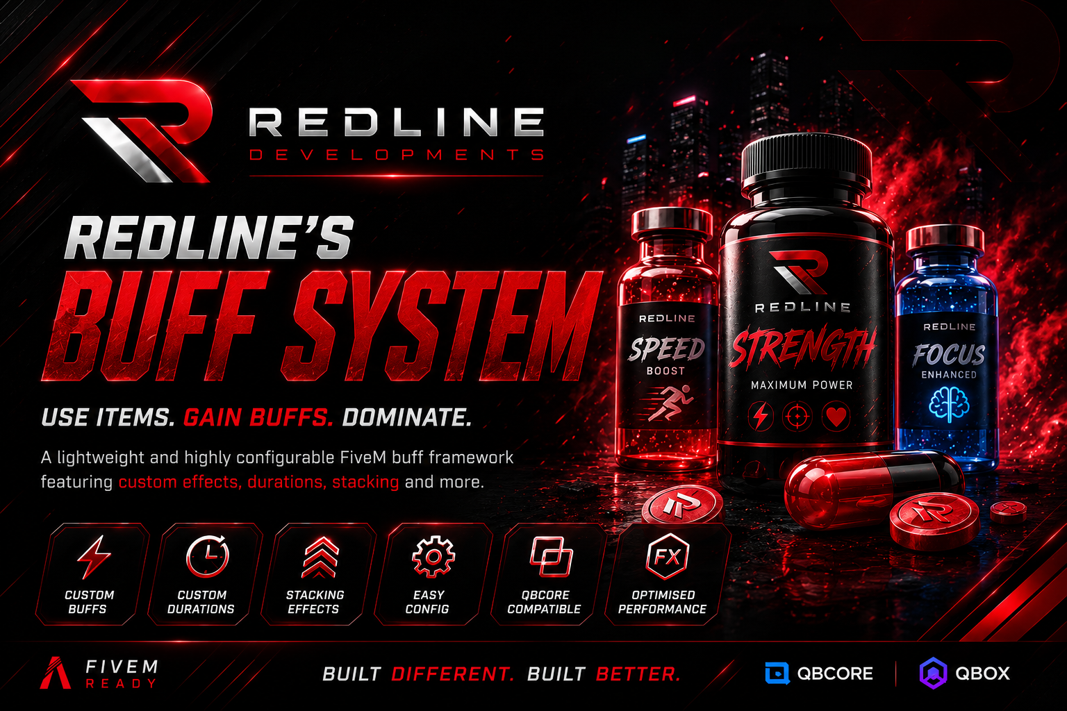 Redline Item Buffs