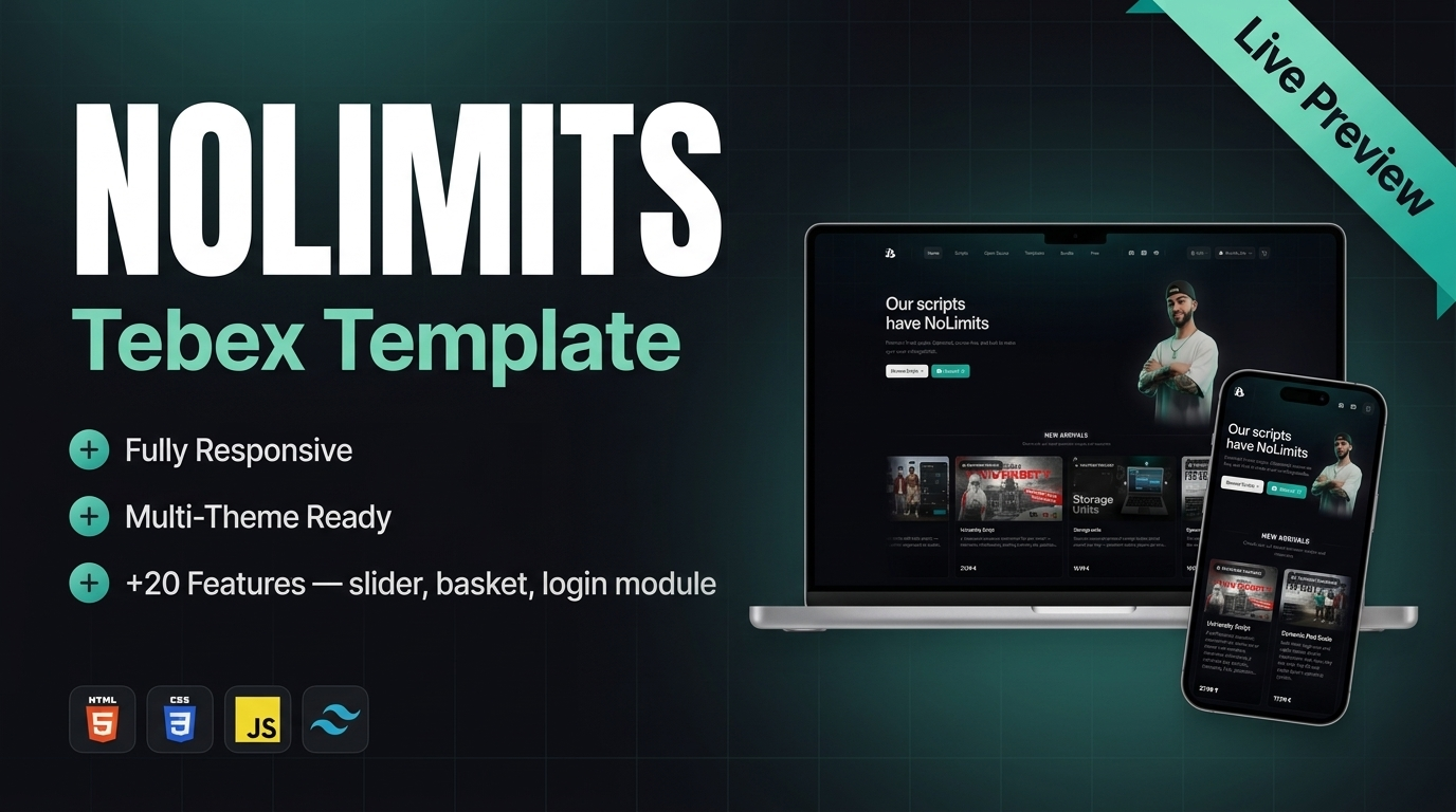 Limitless Tebex template