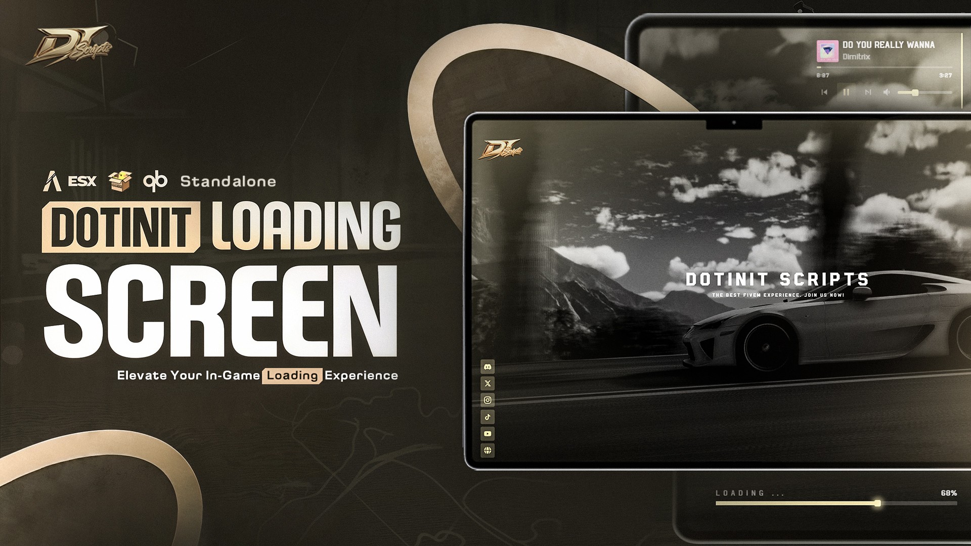 LOADING SCREEN | ESX/QBCORE/QBOX/STANDALONE