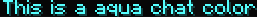 Aqua Chat Color