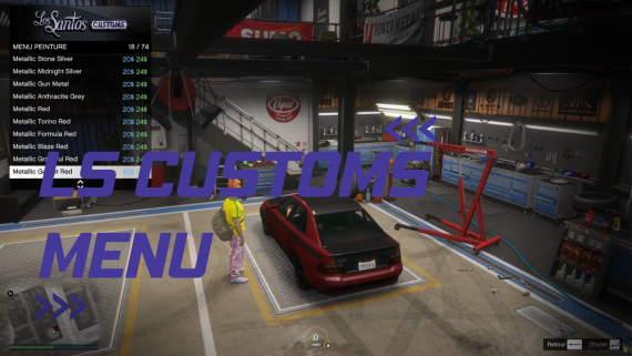 LS Customs menu