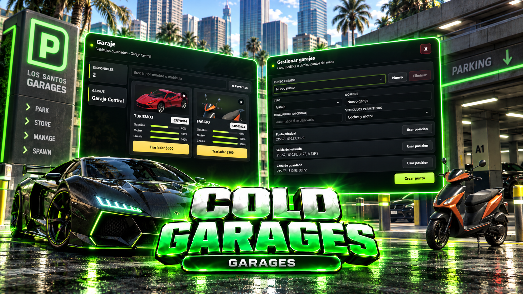 COLD GARAGES