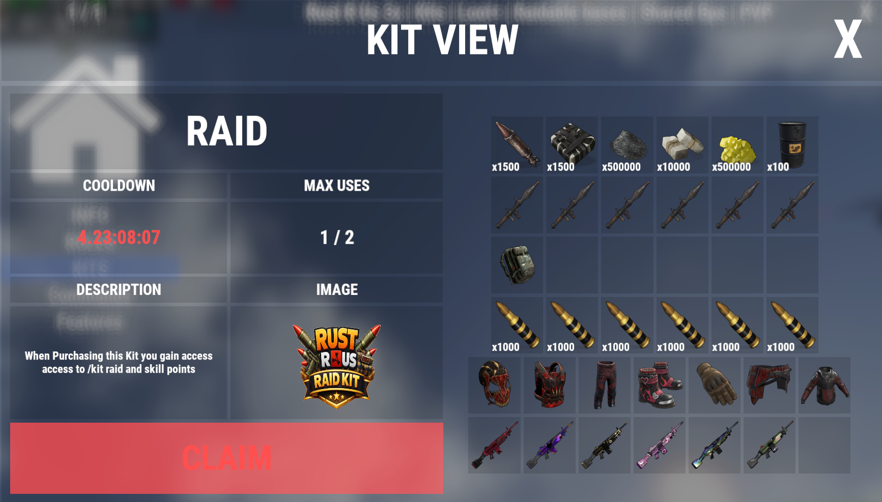 Raider Kit - Lifetime