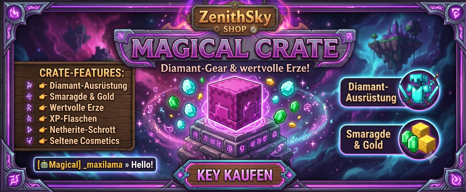 ✨ Magical Crate Key