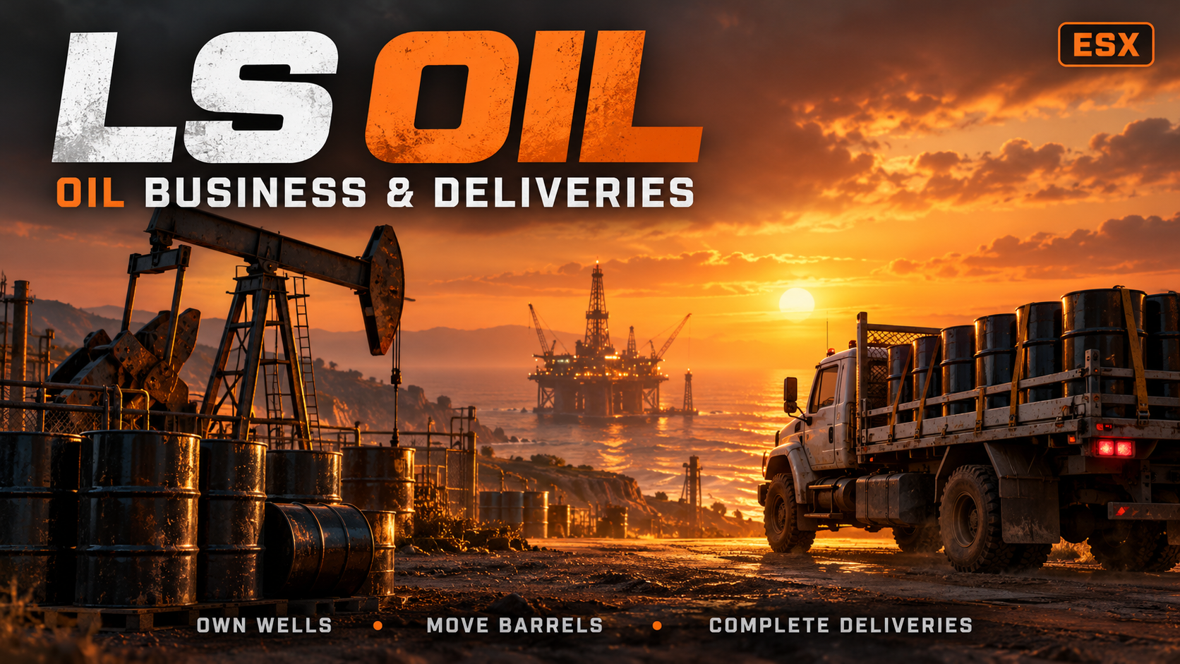 LS OIL — Oil Business & Delivery System for ESX