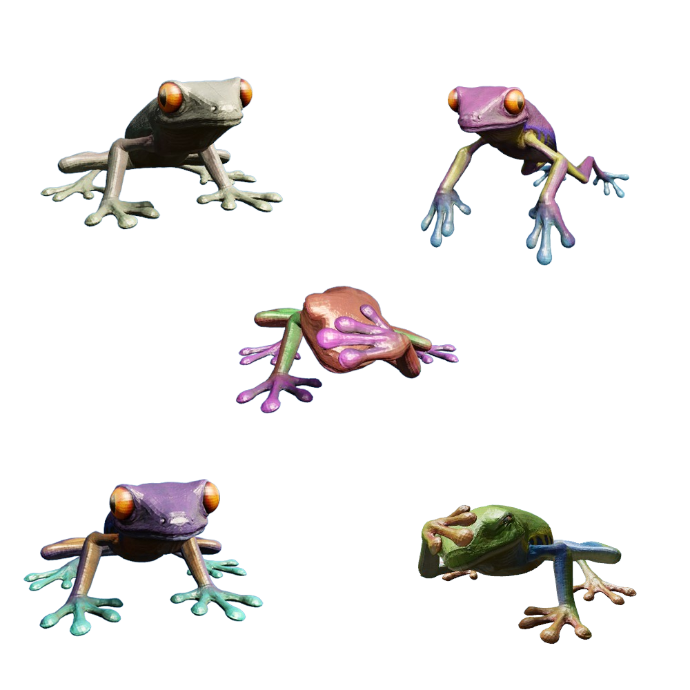 Tree Frogs - 5 Color Variations