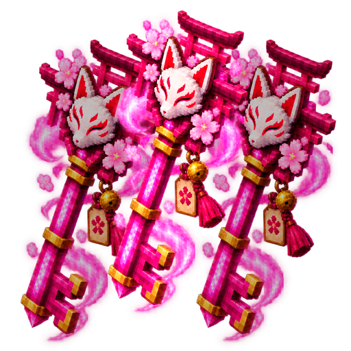 Llaves Kitsune x3
