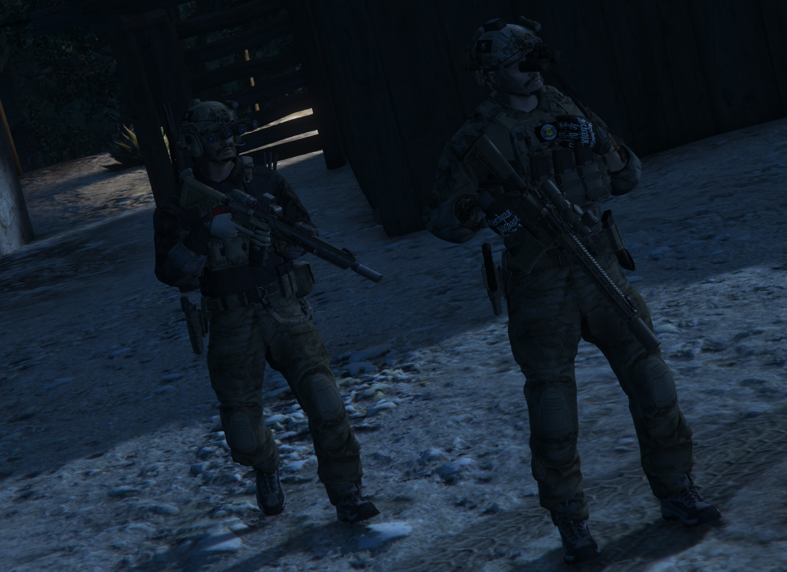 US Helmet Pack + NVGs Pack 1