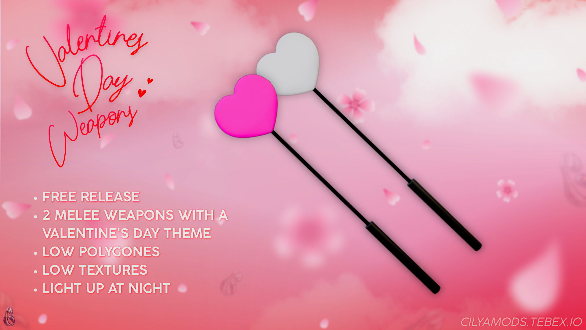 2 Melee Weapons Valentines - FREE