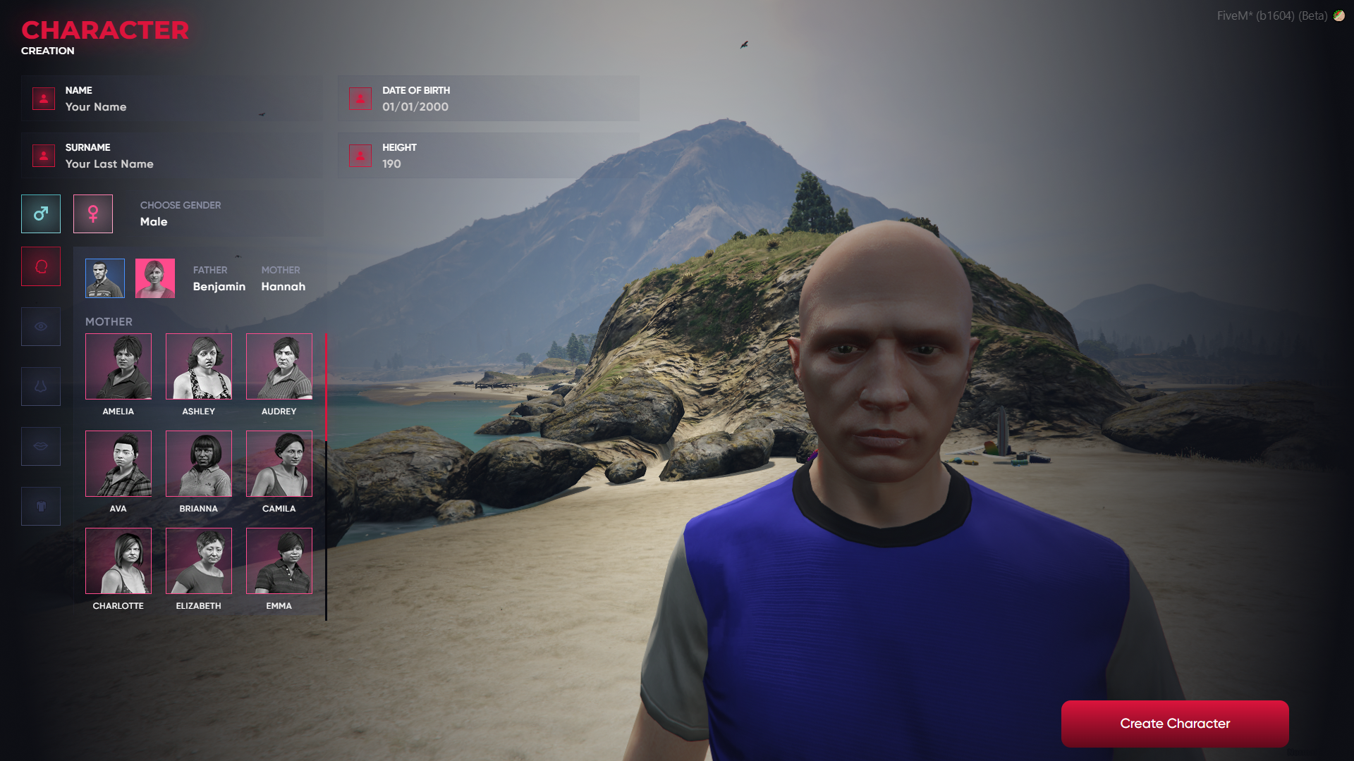 Fivem Character Creator Script