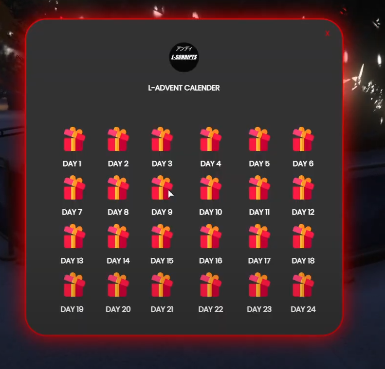 L-AdventCalendar in QBCore