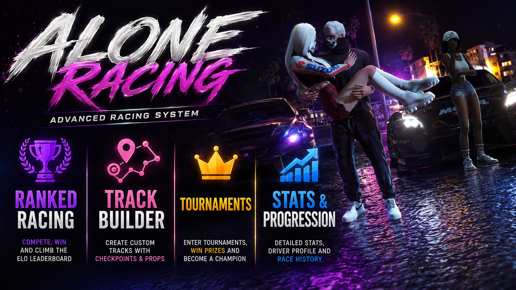 ALONE RACING — Underground Street Racing System