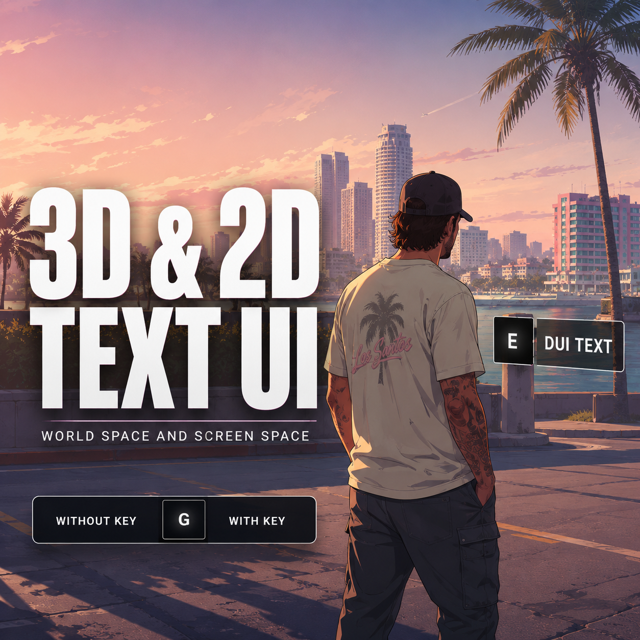 Text UI 3D & 2D
