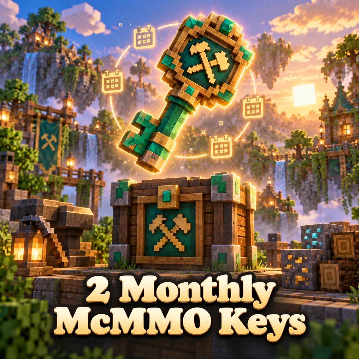 2 Monthly McMMO Keys