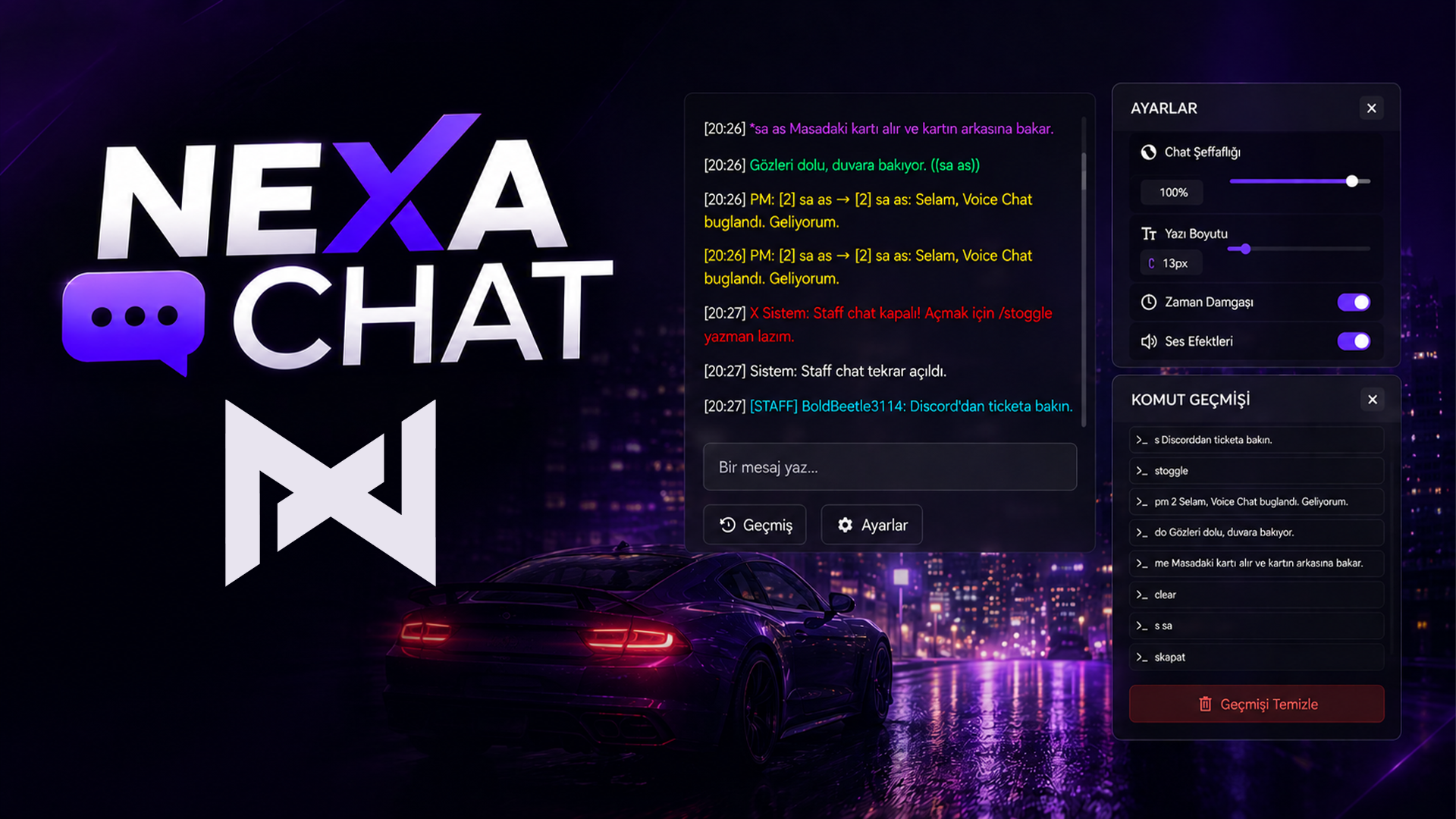 Nexa Chat | Advanced Chat System interface preview