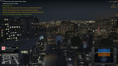 [ESX, QBOX, QBCORE]  Police Helicopter System | Camera · Spotlight · ALPR · Lock · Rappel