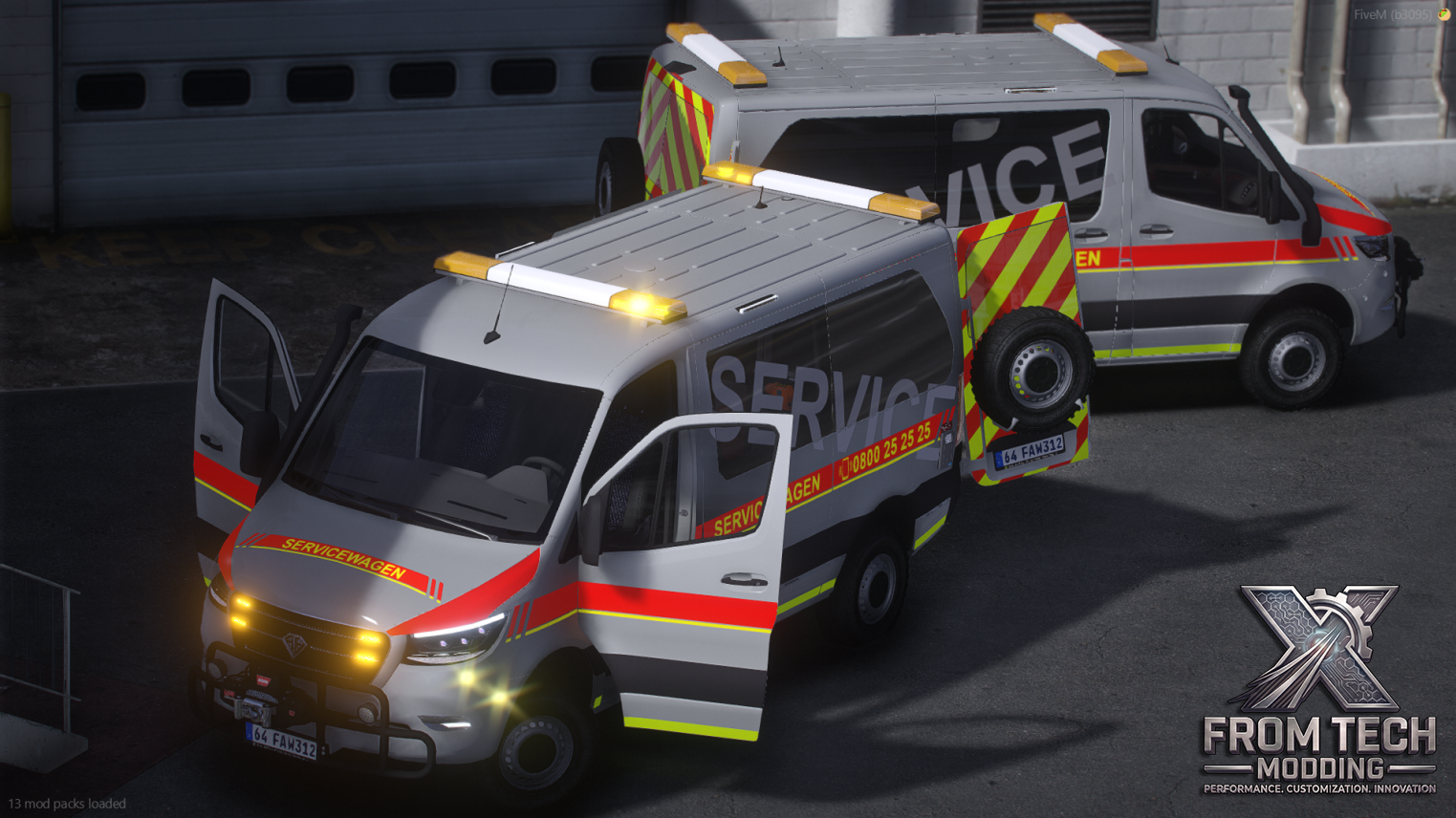 FTM Sprintey Servicefahrzeug LVV B1