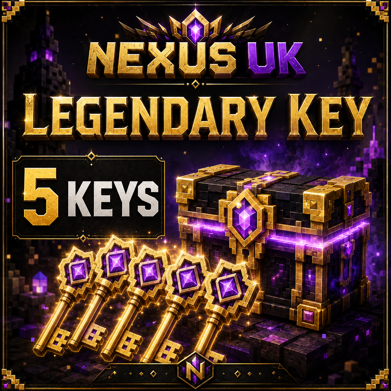 Nexus UK Legendary Keys x5
