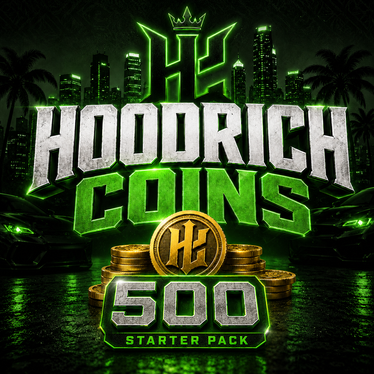 Hoodrich Coins — Starter Stack