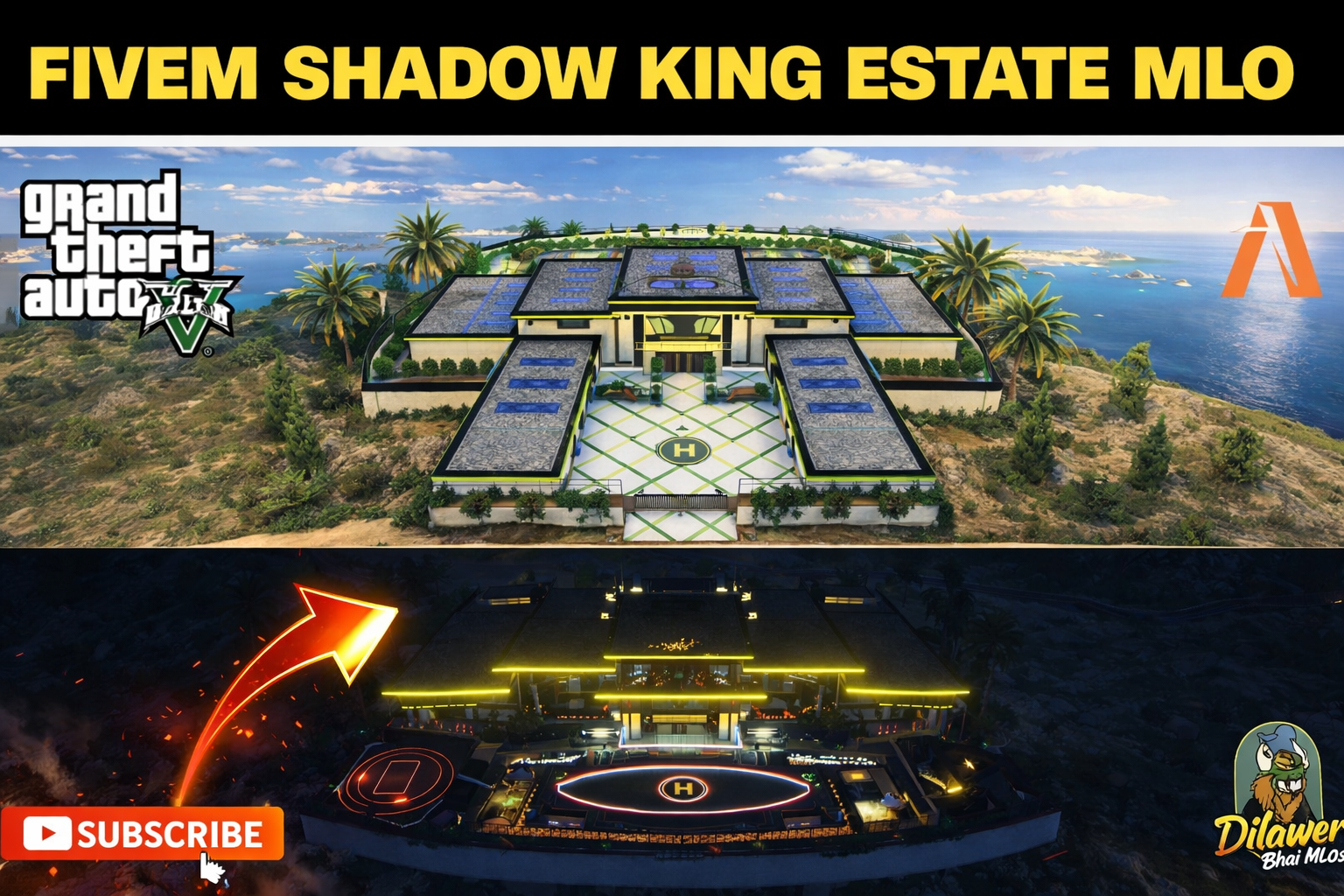 Shadow King Estate mansion
