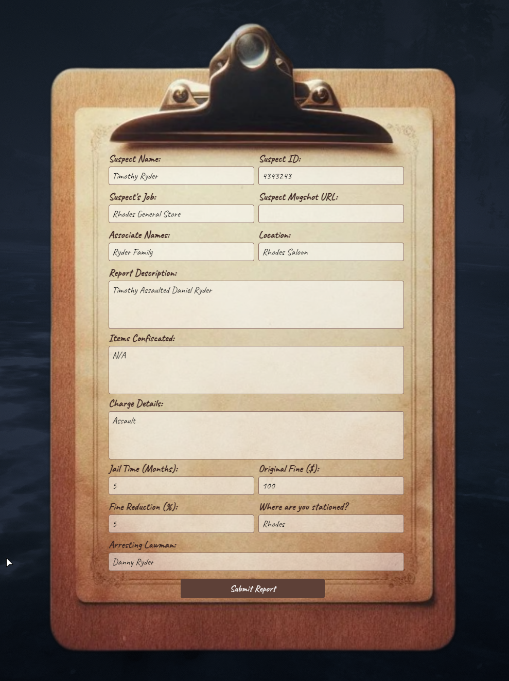 Frsk_LawmanReport