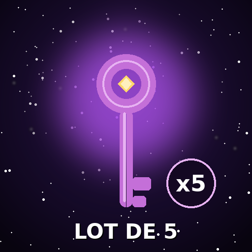 🔑 Lot de 5 Clés Cosmiques — POPULAIRE