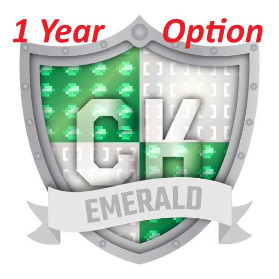 Perks Emerald Package (Emerald Brackets) 1 Year Option