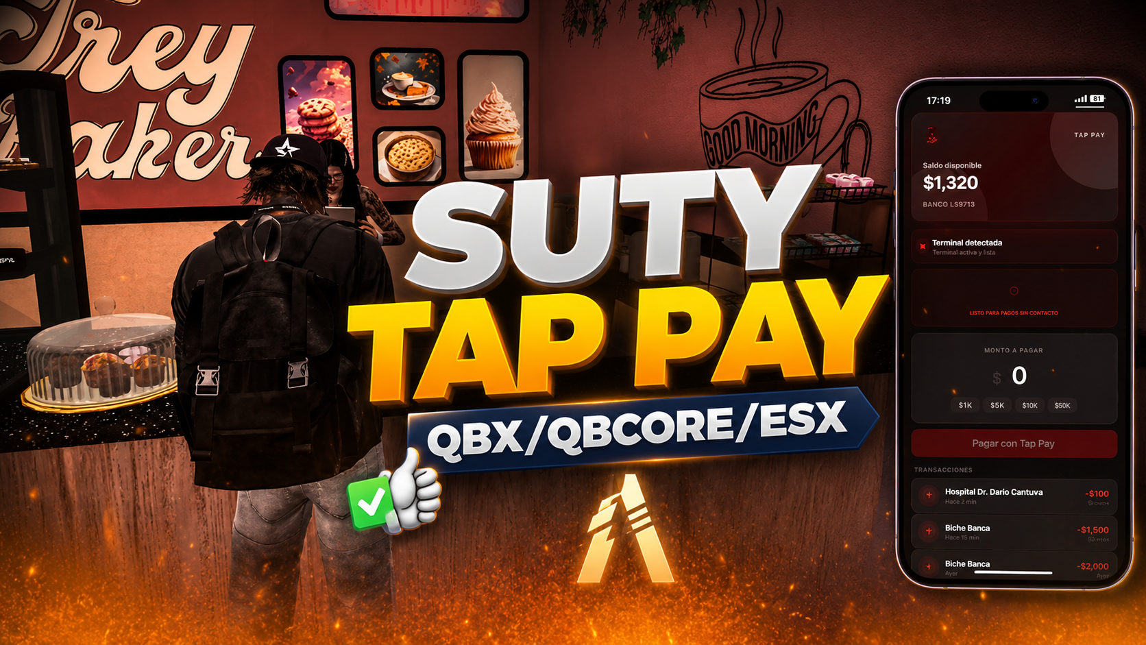 Tap Pay System for LB-PHONE (QBX/QBCore/ESX)