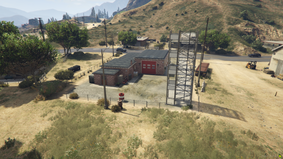 Swafham Fire Station Grapessed