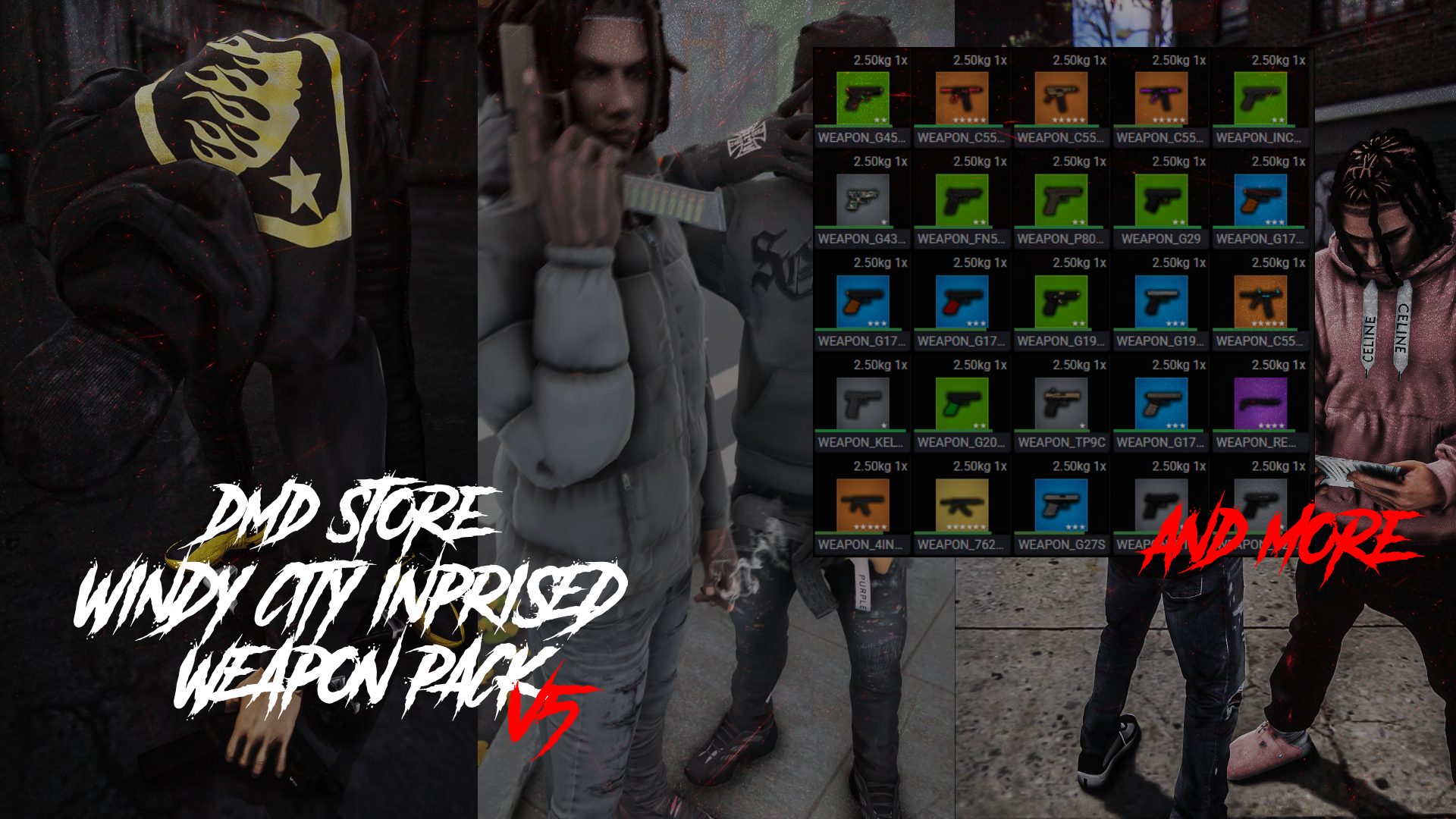 DMD STORE — WINDY CITY MEGA WEAPON PACK V5