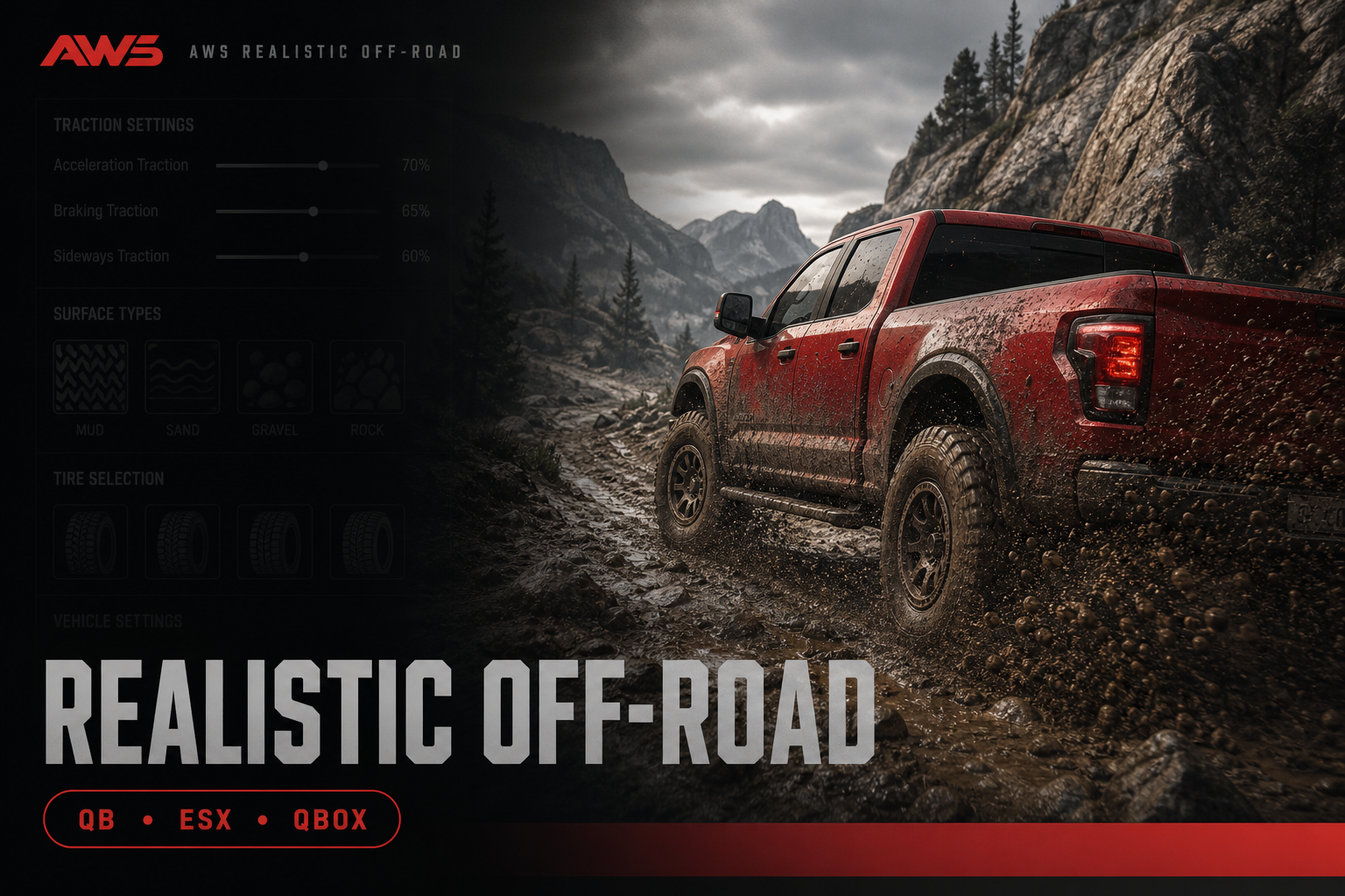 AWS REALISTIC OFF-ROAD  - Open source